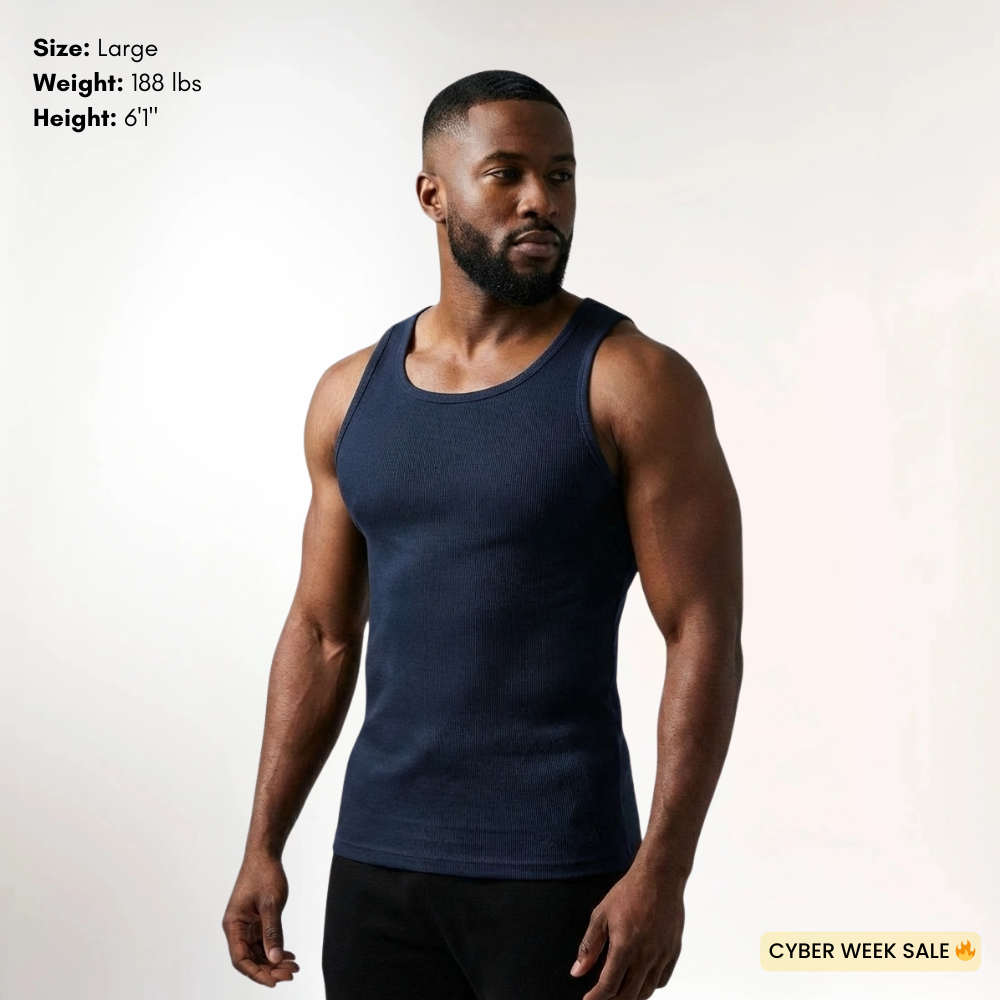 Cotton 340GSM Fitted Tank