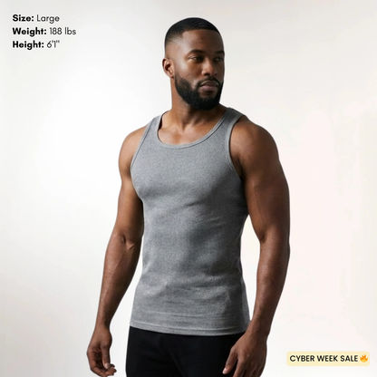 Cotton 340GSM Fitted Tank